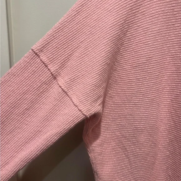 We the Free Pink Casey Ribbed Oversized Cotton Long Tunic Women’s XL - Picture 6 of 15